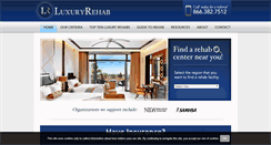 Desktop Screenshot of luxuryrehab.com